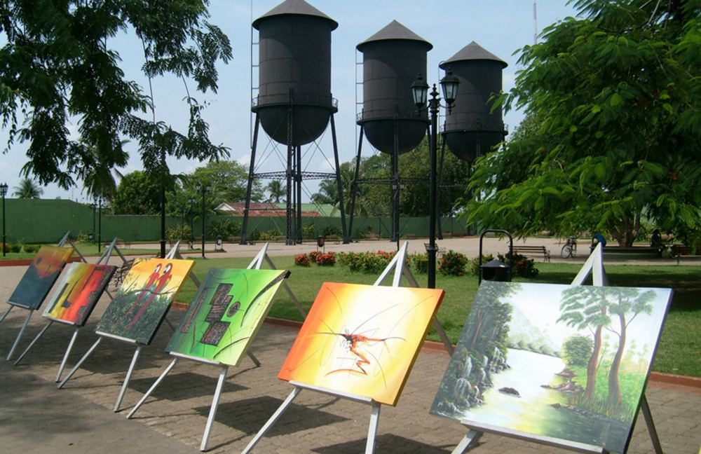 Praça das Três Caixas D'água, Porto Velho. Foto - Saímon RIo